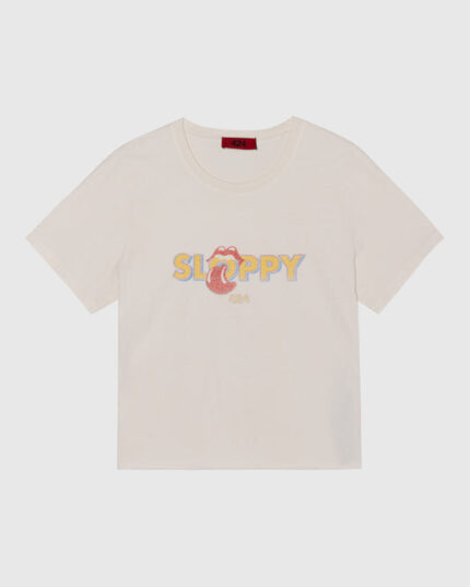 424 SLOPPY TEE - SALT WHITE