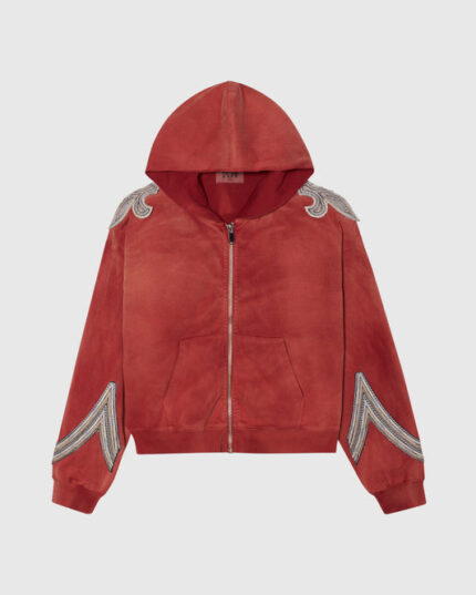 424 X Rock Revival Hoodie - Red