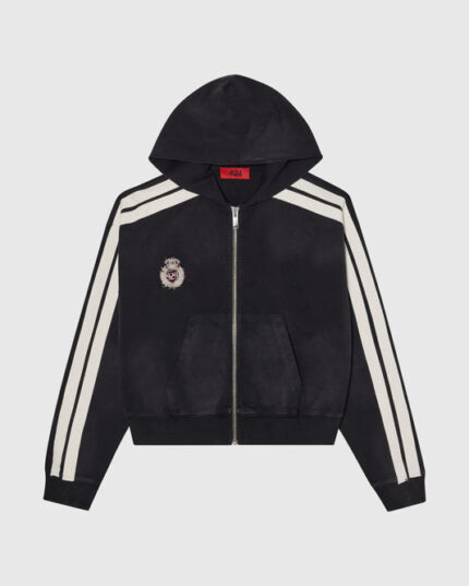 424 CREST HOODIE - BLACK