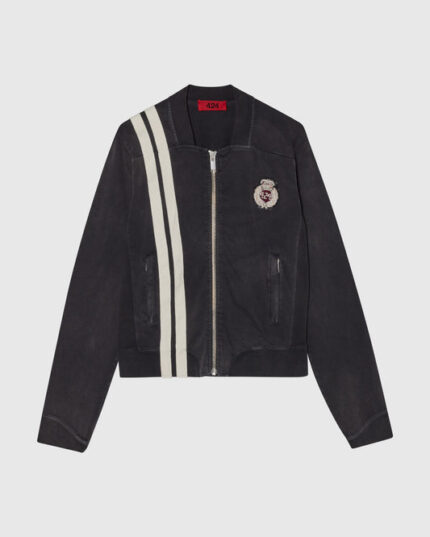 424 CREST RACING JACKET - BLACK
