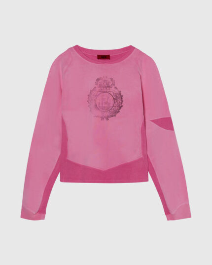 424 CREST SOCCER TEE - MARSHMALLOW