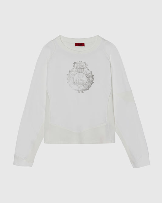 CREST SOCCER TEE - SALT WHITE 424 CREST SOCCER TEE - SALT WHITE