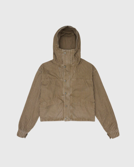 424 CROPPED PARKA - SAND/BROWN