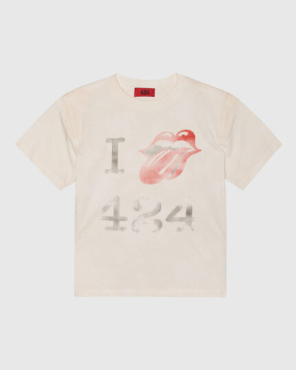 424 I LOVE FOUR TWO FOUR TONGUE - SALT WHITE