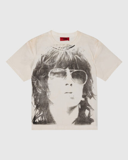 424 KEITH RICHARDS PORTRAIT - SALT WHITE