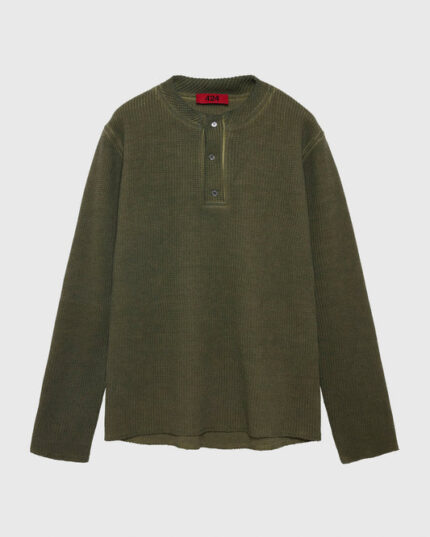 424 LONG-SLEEVE THERMAL JERSEY - OLIVE GREEN