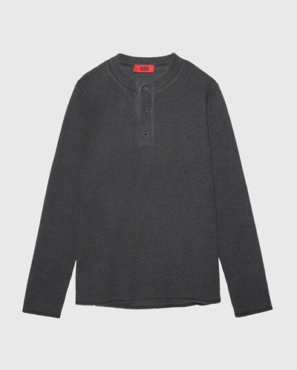 424 LONG-SLEEVE THERMAL JERSEY - VINTAGE BLACK