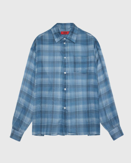 424 SILK SHIRT - AVIO CHECK