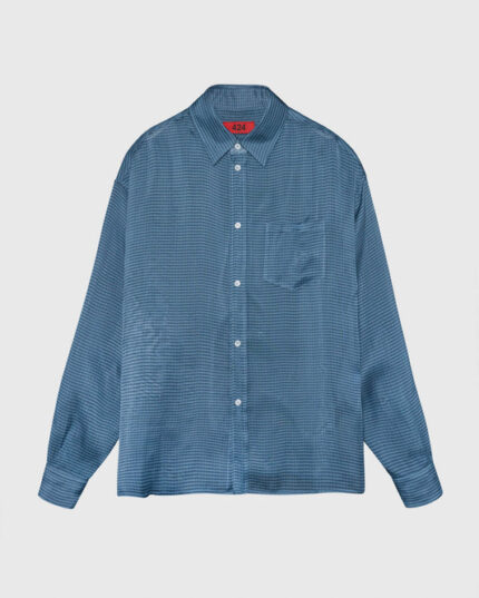 424 SILK SHIRT - AVIO MICRO CHECK