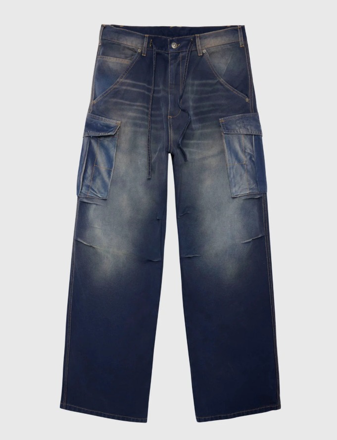 image (3) Cargo Pants - Indaco Denim